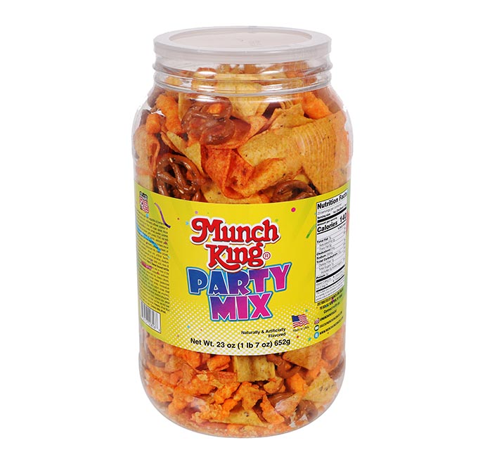 Party mix snacks